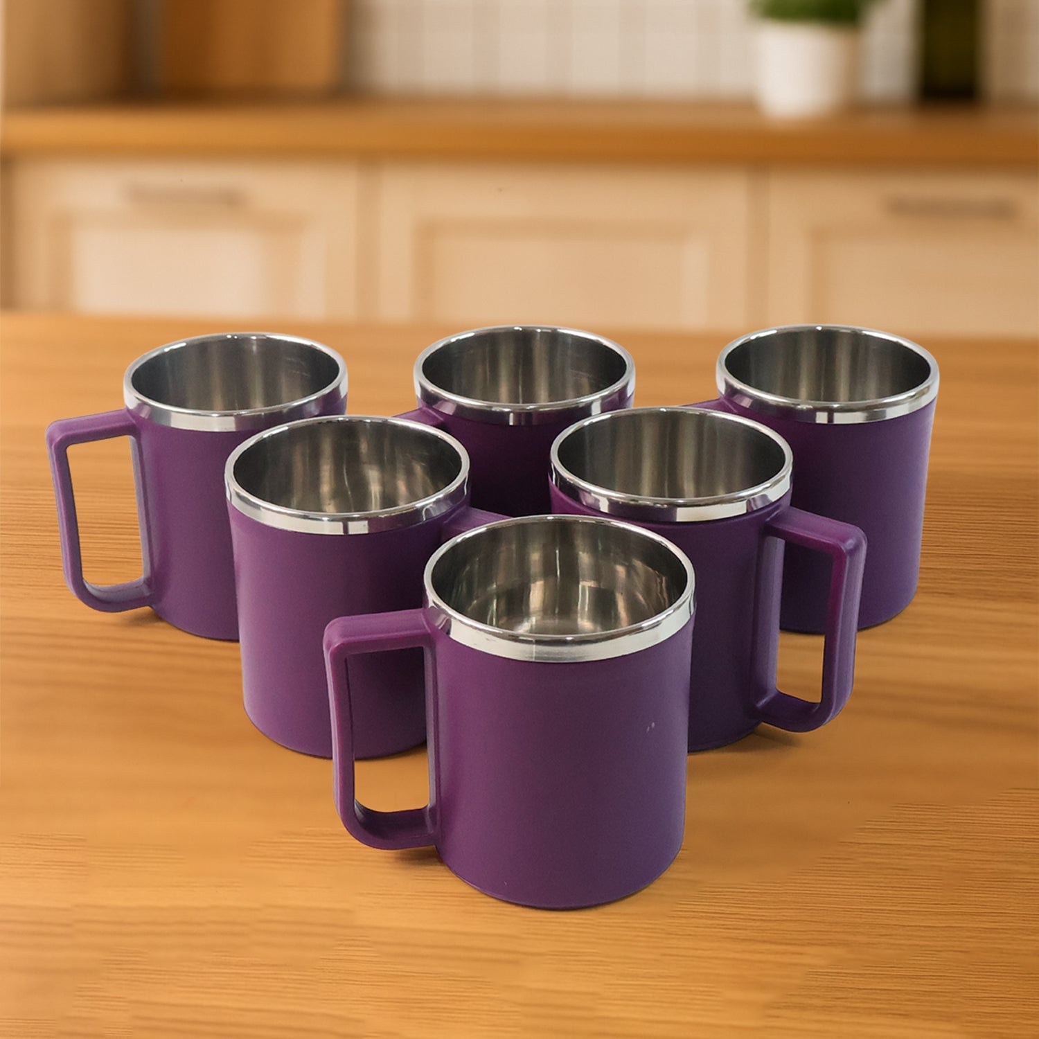 Supermom Stainless Steel Inner Coffee Mug Set (200ML / 6 Pc) Supermom Stainless Steel Inner Coffee Mug Set (200ML / 6 Pc)